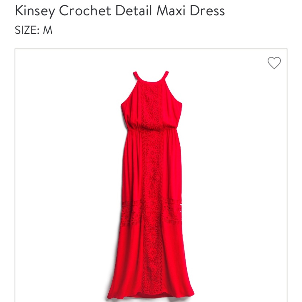 Red Maxi dress. Perfect for Spring events!